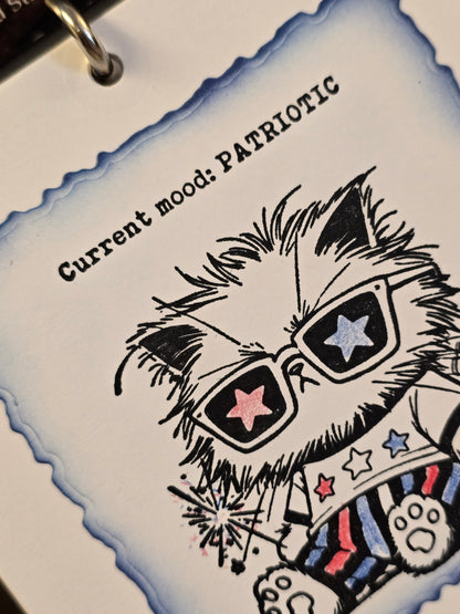 "Pissy Kitty" 2026 Hanging Calendar (Magnetic Hanger Hook Included)