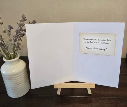 ...I recorded you snoring last night (Sweary Handmade Anniversary Card)