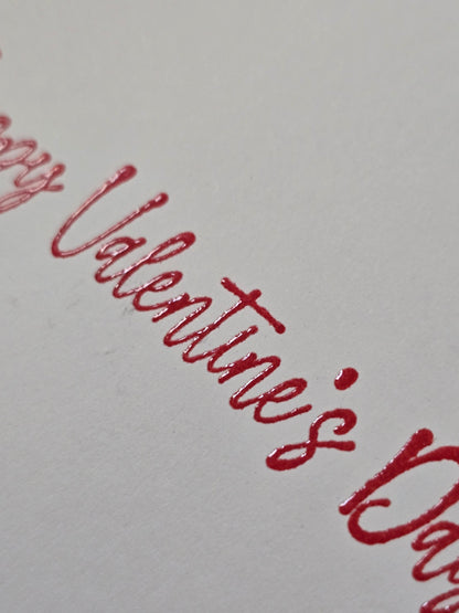 "I love hating things with you." Valentine's Card