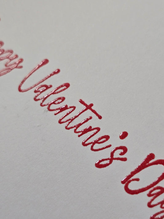 "I love hating things with you." Valentine's Card