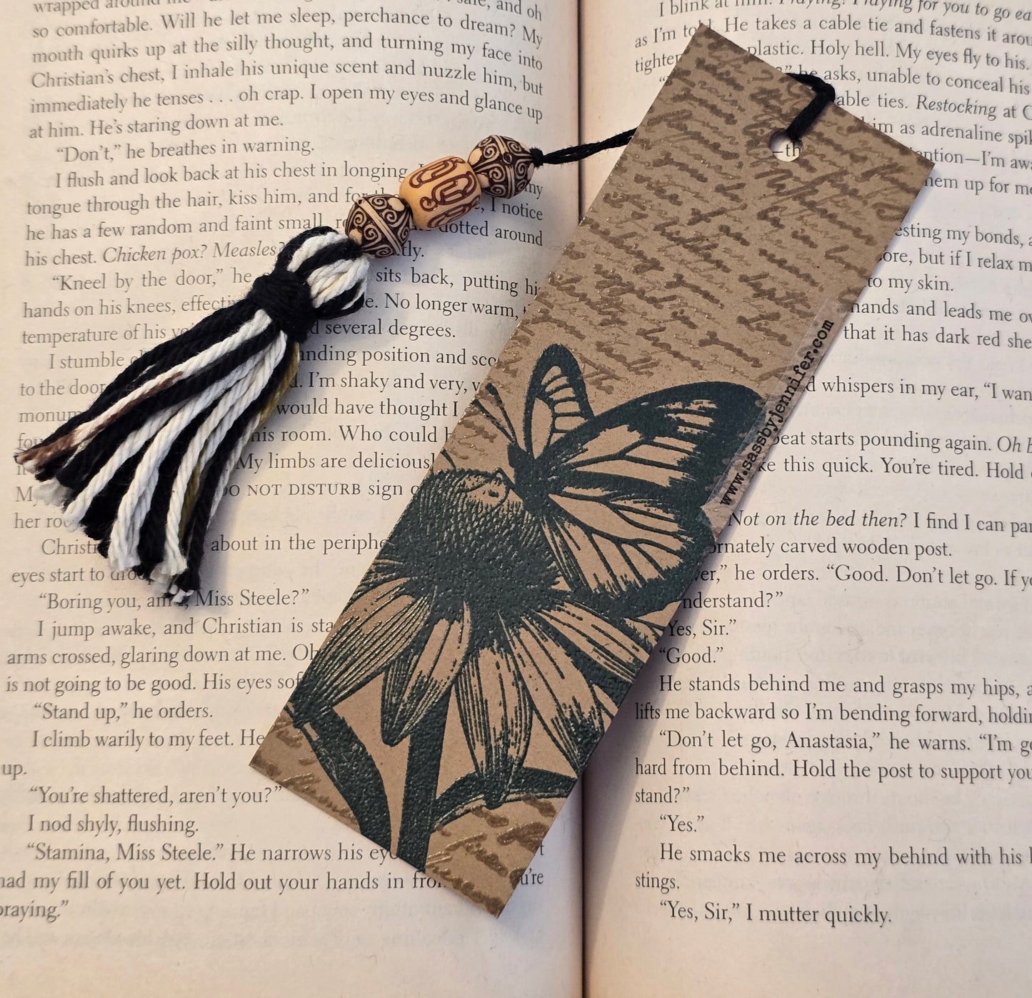 "It's not smut...It's cliterature." Handmade Bookmark