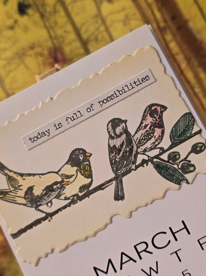 2026 Motivational Desk Calendar (Small) - Easel sold separately